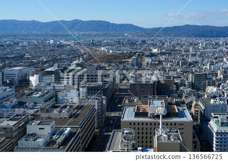 從京都塔眺望京都城市景觀（攝於2026年1月） 136566725