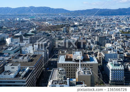 從京都塔眺望京都城市景觀(攝於2026年1月) 從京都塔眺望京都城市景觀(攝於2026年1月) 136566726