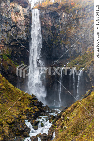 Scenery around Kegon Falls, Chuguji Shrine, Nikko City, Tochigi Prefecture 136568119