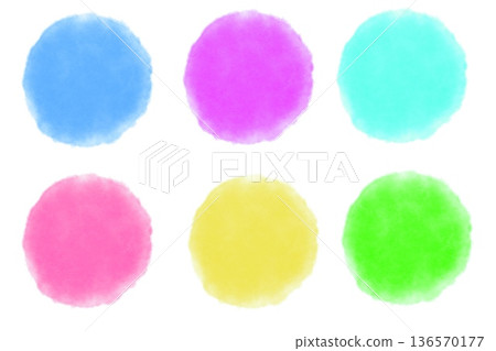 豐富多彩的水彩紋理素材 豐富多彩的水彩紋理素材 136570177