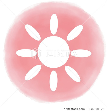 陽光明媚的水彩剪紙插畫素材 陽光明媚的水彩剪紙插畫素材 136570178