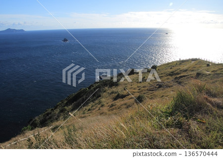 Landscape of Cape Takamo, Ainan Town, Ehime Prefecture 136570444