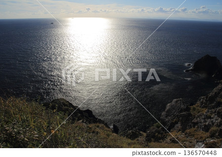 Landscape of Cape Takamo, Ainan Town, Ehime Prefecture 136570448