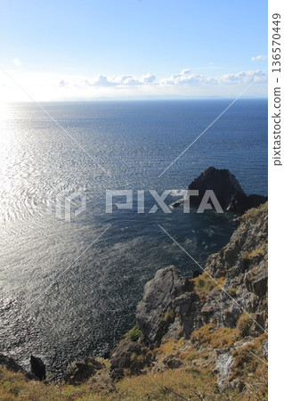 Landscape of Cape Takamo, Ainan Town, Ehime Prefecture 136570449