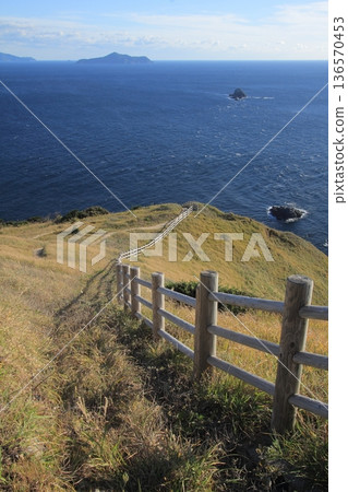 Landscape of Cape Takamo, Ainan Town, Ehime Prefecture 136570453