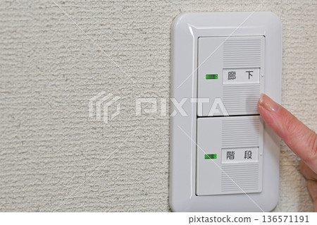 操作電開關的圖片 136571191