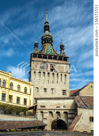 The Shoemakers Tower and Medieval Architecture in Sighisoara Citadel 136571551
