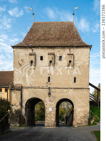 The Shoemakers Tower and Medieval Architecture in Sighisoara Citadel 136571566