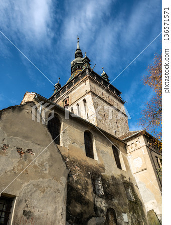 The Shoemakers Tower and Medieval Architecture in Sighisoara Citadel The Shoemakers Tower and Medieval Architecture in Sighisoara Citadel 136571571