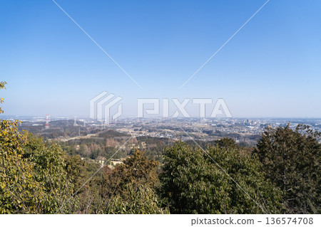 The view from the Shiragindaira Observatory (Saitama Prefectural Okumusashi Natural Park) 136574708