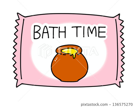 簡單易用的獨立包裝浴鹽，帶有蜂蜜香味和固體塗層。 136575270