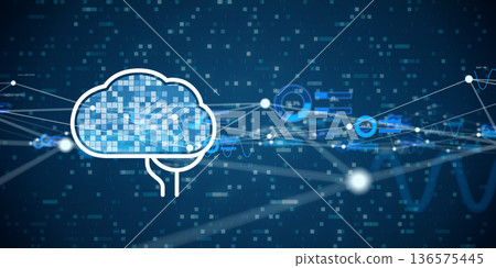 未來網路空間與人工智慧網路概念 136575445
