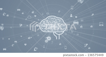 未來網路空間與人工智慧網路概念 136575449