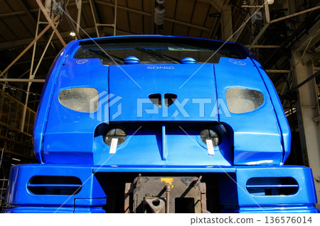 An 883 series train that has been inspected and cleaned (JR Kyushu Sonic) 136576014
