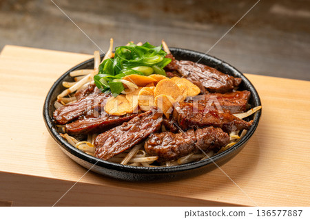 Skirt steak A popular, juicy grilled meat dish Skirt steak A popular, juicy grilled meat dish 136577887