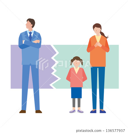 家庭關係中的裂痕 136577937