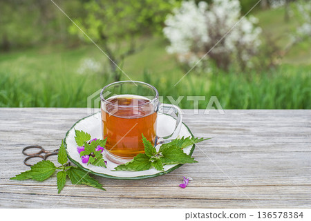 Nettle tea Nettle tea 136578384