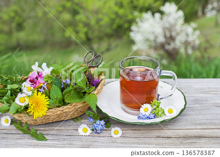 Herbal tea 136578387