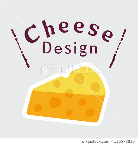 Cheese illustration material Cheese illustration material 136578836
