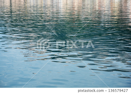 Calm Sea Water Surface with Ripples Calm Sea Water Surface with Ripples 136579427