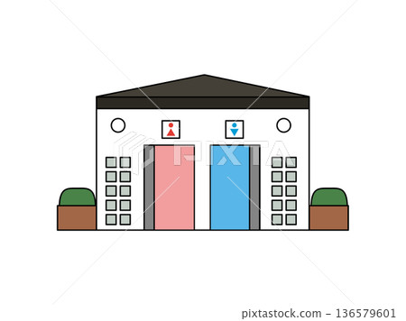 公共廁所圖 136579601