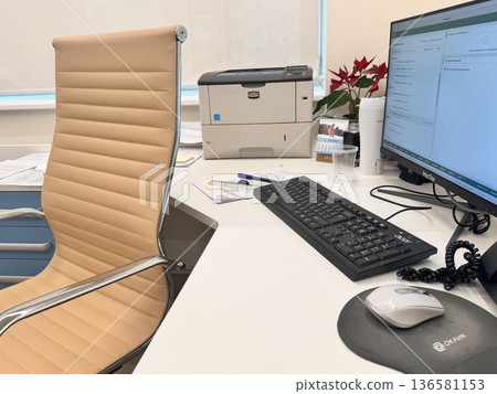 a therapist's office in a city polyclinic in Moscow 136581153