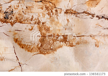 Roma Imperiale - natural calcite background in stylish new beige color, texture as part of your personal design. 136581173