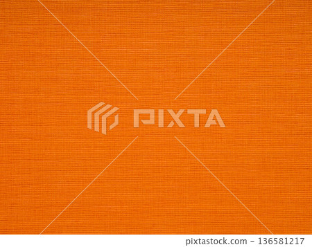 Orange matte paper texture. Blank page pattern for art work. Orange matte paper texture. Blank page pattern for art work. 136581217