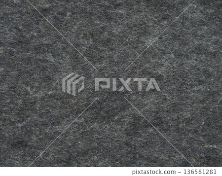 Dark grey felt. Surface of felted fabric texture abstract background in gray color. High resolution photo. Pattern for text, lettering, patchwork or other art work. Full frame backdrop wallpaper. Dark grey felt. Surface of felted fabric texture abstract background in gray color. High resolution photo. Pattern for text, lettering, patchwork or other art work. Full frame backdrop wallpaper. 136581281