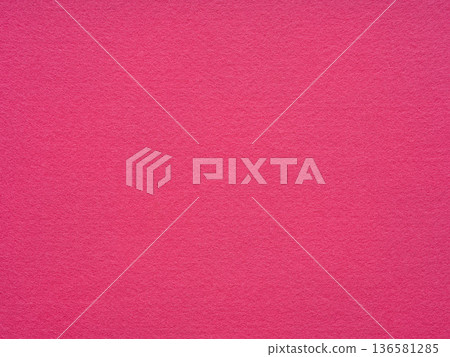 Magenta, hot pink felt texture close-up. Handicraft concept, patchwork, designs decoration, background concepts, text, lettering or art work. Surface of felted material texture, abstract backdrop. 136581285