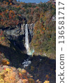 [Flat Rate] Kegon Falls and Lake Chuzenji in Autumn as Seen from the Akechidaira Observatory (Nikko City, Tochigi Prefecture) 136581717