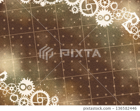 Steampunk Background Steampunk Background 136582446