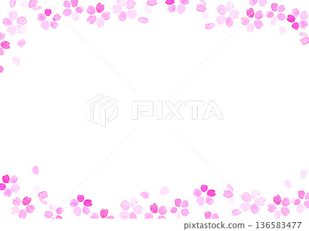 春季插畫素材,櫻花花瓣在透明背景上翩翩起舞。 春季插畫素材,櫻花花瓣在透明背景上翩翩起舞。 136583477