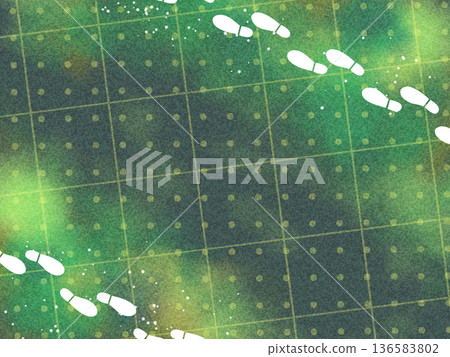 鐵板上的腳印 鐵板上的腳印 136583802