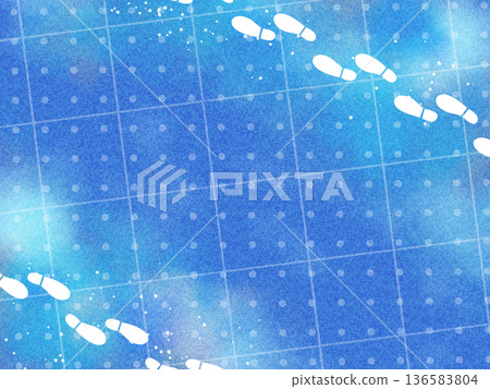 鐵板上的腳印 鐵板上的腳印 136583804