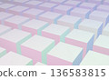 Background image of pastel colored cubes 136583815