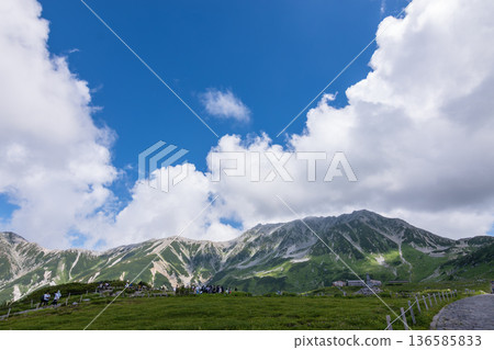 View of the Tateyama mountain range 136585833