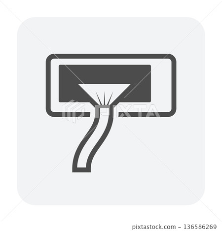 Air Conditioner Cleaning Icon 136586269