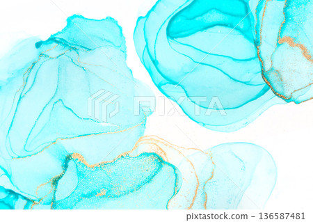 Alcohol ink adult beautiful background image 136587481