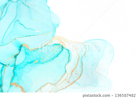 Alcohol ink adult beautiful background image 136587482