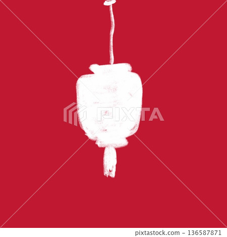 Agricultural Spring Festival pattern, lanterns Agricultural Spring Festival pattern, lanterns 136587871