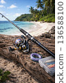Preparing for the tide (beach tackle) 136588100