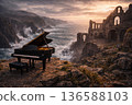 Wave Keyboard (Cliff Piano) 136588103
