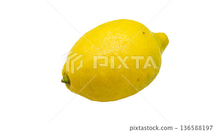 Fresh lemon close-up (transparent background) Fresh lemon close-up (transparent background) 136588197