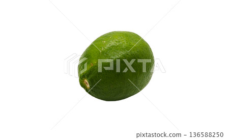 Fresh lime whole fruit material (transparent background) Fresh lime whole fruit material (transparent background) 136588250