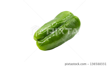 Bell peppers, fresh vegetable ingredients (transparent background) 136588331
