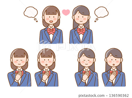 女同性戀學生愛情插畫集 | LGBTQ 與性教育材料 136590362