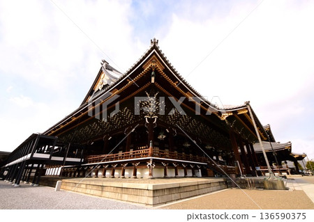 京都府,東本願寺,阿彌陀堂(重要文化財產),京都市下京區常葉町,2022年2月 京都府,東本願寺,阿彌陀堂(重要文化財產),京都市下京區常葉町,2022年2月 136590375