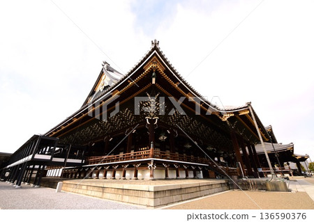 京都府,東本願寺,阿彌陀堂(重要文化財產),京都市下京區常葉町,2022年2月 京都府,東本願寺,阿彌陀堂(重要文化財產),京都市下京區常葉町,2022年2月 136590376