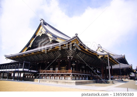 京都府,東本願寺,阿彌陀堂(重要文化財產),京都市下京區常葉町,2022年2月 京都府,東本願寺,阿彌陀堂(重要文化財產),京都市下京區常葉町,2022年2月 136590380
